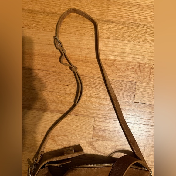 Claudia Firenze Brown Suede Crossbody Bag Viral TikTok - Picture 5 of 6